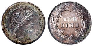 1894 S-Barber dime