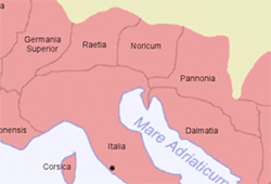 Austrian provinces in the Roman Empire