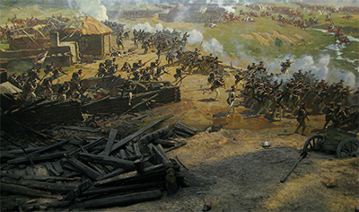 Battle of Borodino fleches