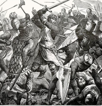 Simon de Montfort at Evesham