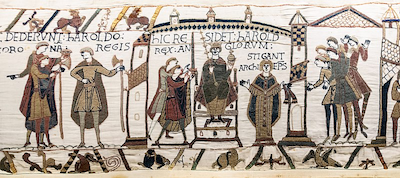 Bayeux Tapestry Harold coronation