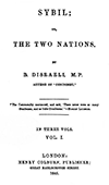 Benjamin Disraeli Sybil
