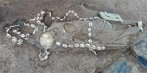 Shang Dynasty tomb remains