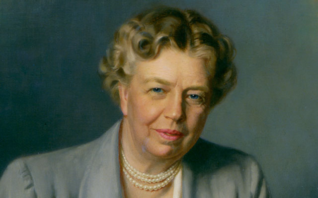 Are there pictures of Eleanor Roosevelt with her husband?