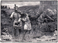 King Richard I mortal blow