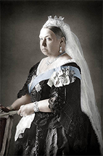Queen Victoria in mourning