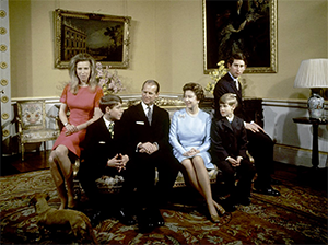 England's royal family in 1972