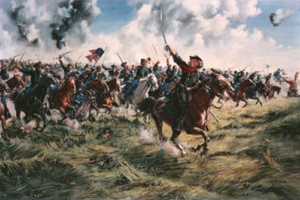 George Armstrong Custer at Gettysburg