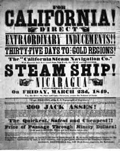 California Gold Rush poster
