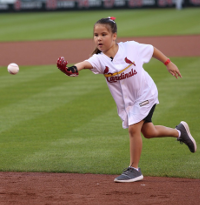 Hailey Dawson pitching
