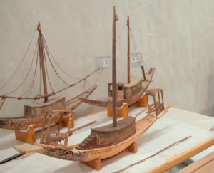 King Tut's miniature boat