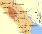 Lagash map