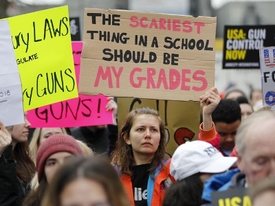 Scary sign at March for Our Lives