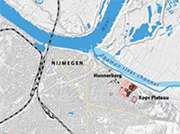 Roman map of Nijmegen