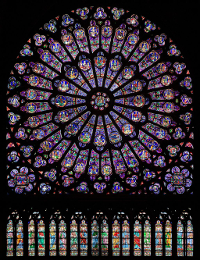 Notre Dame cathedral rose window