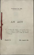 Parliament Act 1911
