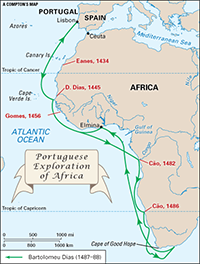 Portuguese explorations of Africa