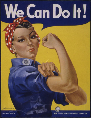 Rosie the Riveter, the poster