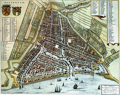 Rotterdam map 1652