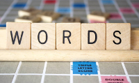 Scrabble tiles