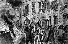 Sons of Liberty burning Hutchinson house