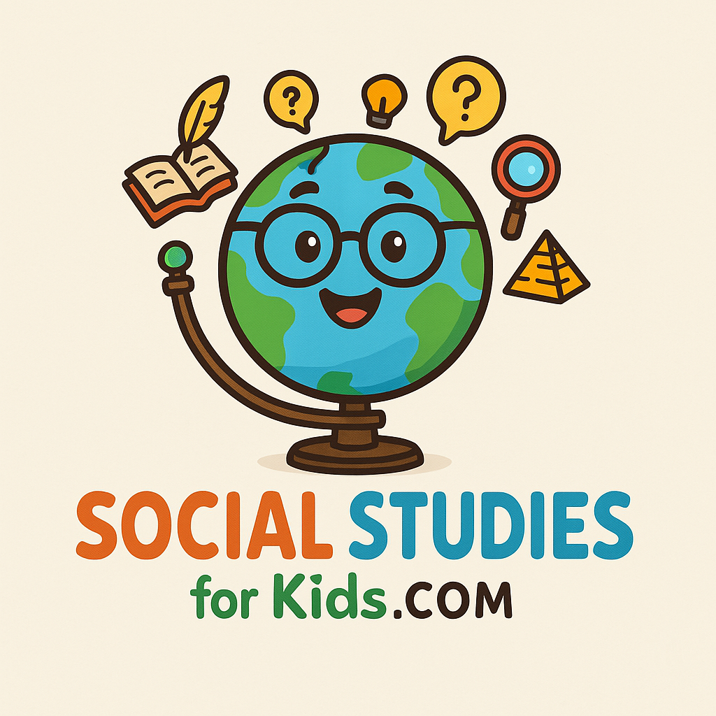 Social Studies for Kids logo