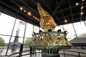 Statue of Liberty original torch