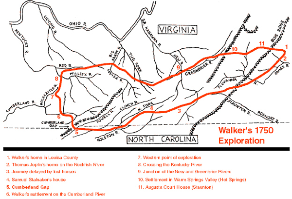 Thomas Walker 1750 expedition