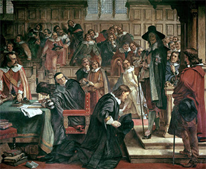 King Charles I in Parliament