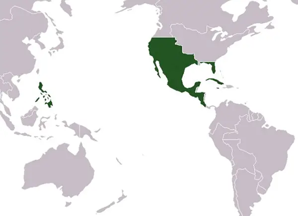 Map Of Mexico 1821