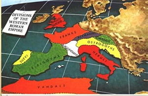 Divisions of the Western Roman Empire