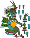 Tlaloc, Aztec rain god